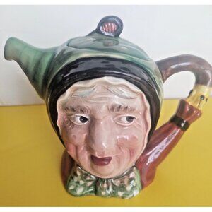 Vintage Beswick Ware Sairey Gamp #691 Novelty Teapot England 1950s